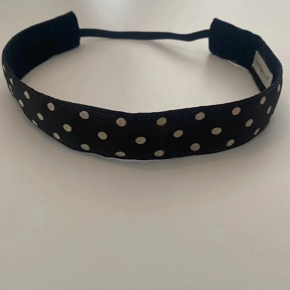 Banded2gether Black and white polkadot headband - Picture 1 of 4